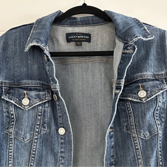Lucky Brand Tomboy Trucker Denim Jacket - Picture 2 of 7